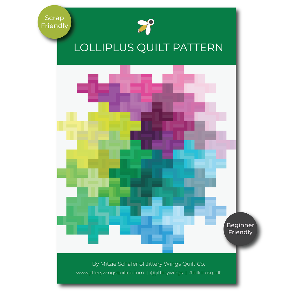 LolliPlus Quilt Pattern - PDF Download — Jittery Wings Quilt Co.